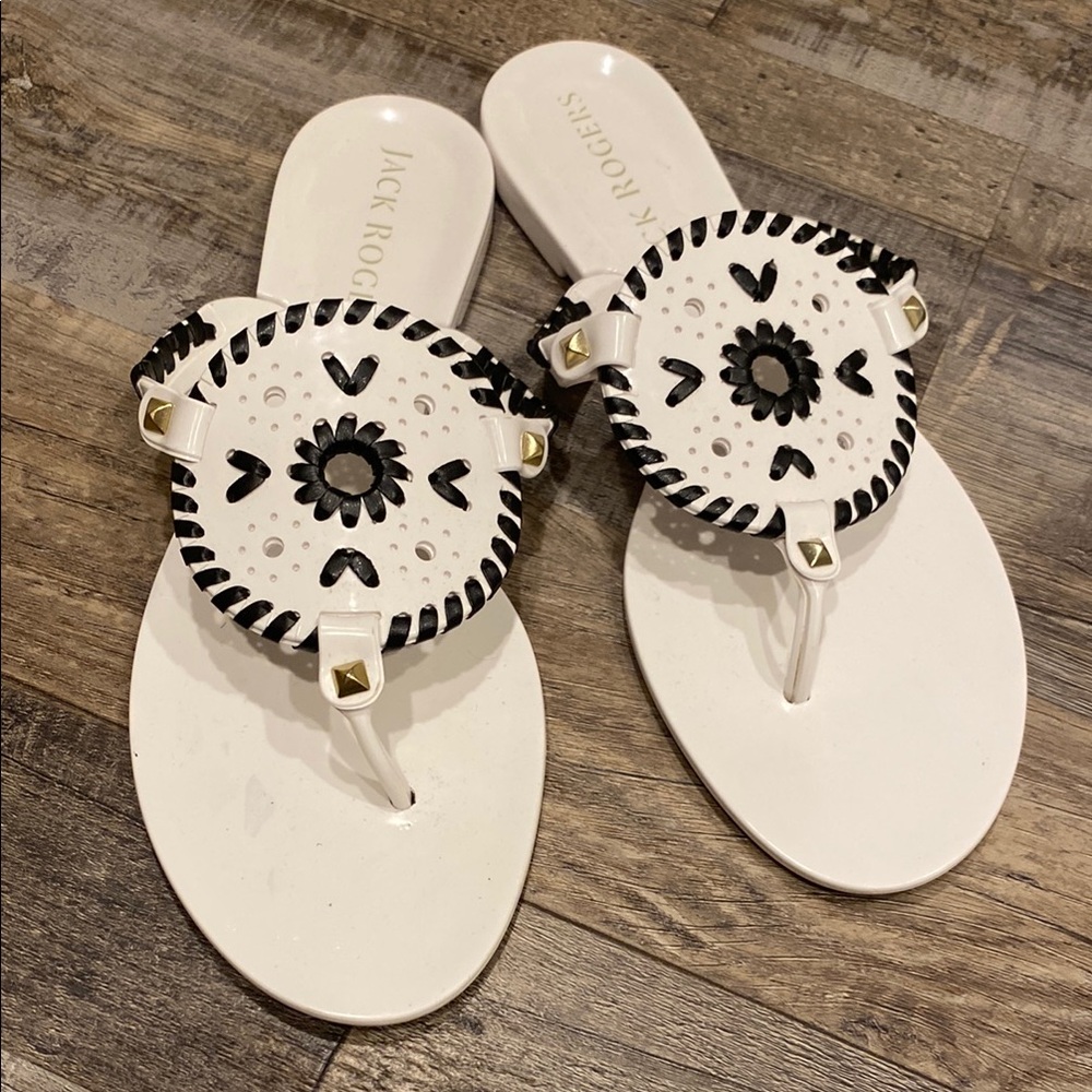 Jack Rogers Women's Signature White Sandals